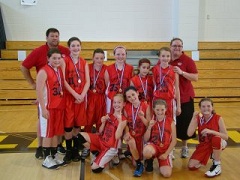 2012 4th grade Wildcats celebrating a championship