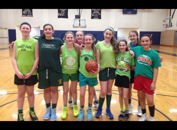Lower Delco Wildcats 7th grade on green day